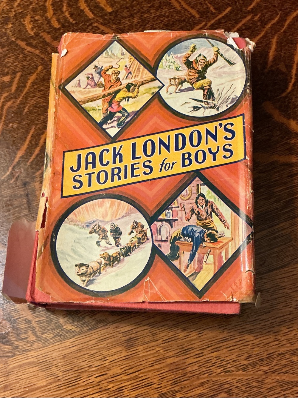 Vintage Hardcover 1936 Jack London’s Stories for Boys